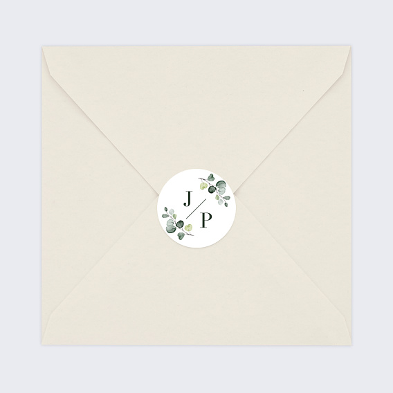  Stickers mariage Eucalyptus Après 4