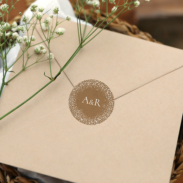 Sticker Mariage Couronne de Dentelle