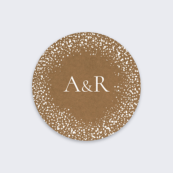 Sticker Mariage Couronne de Dentelle