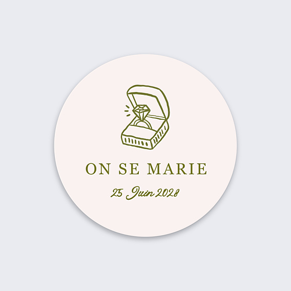 Sticker Mariage Table de fête