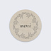 Sticker Mariage Merci petites fleurs