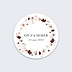 Sticker Mariage Jardin Sauvage
