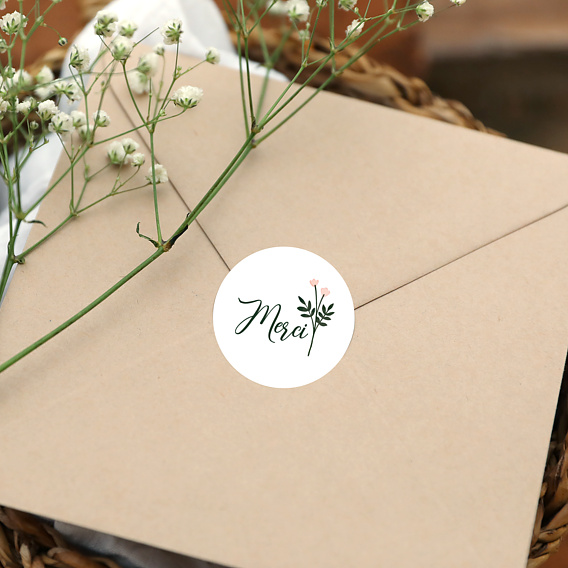 Stickers mariage Merci Fleurie Après 4