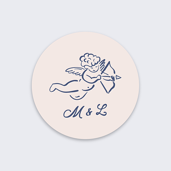 Sticker Mariage Dessin à la main