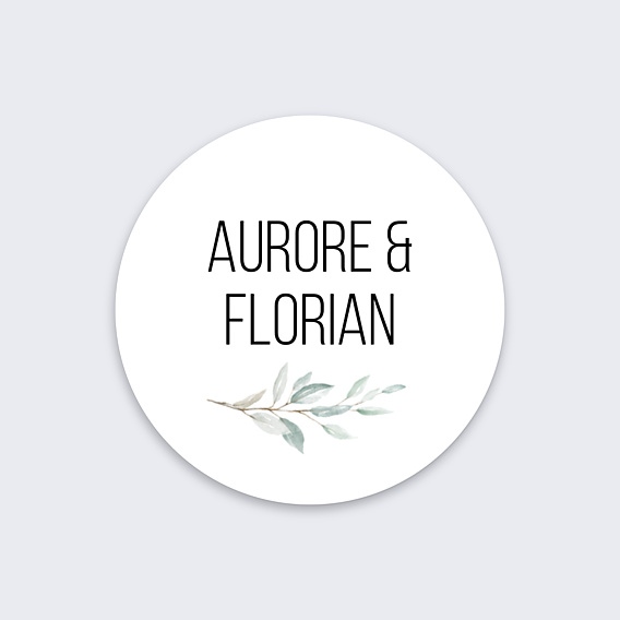 Sticker Mariage Couronne d’Oliviers