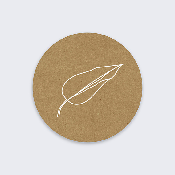 Sticker Mariage Esquisse Bohème