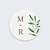 Sticker Mariage Arche et Oliviers