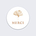 Sticker Mariage Ginkgo délicats