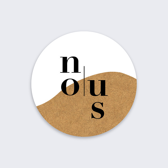 Stickers mariage Sahara Recto