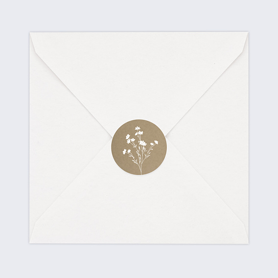 Sticker Mariage Bouquet Champêtre