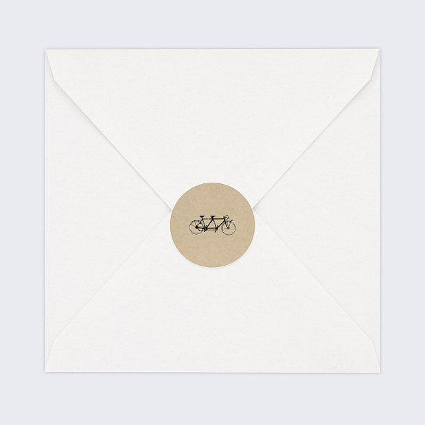 Sticker Mariage Vintage Ludique