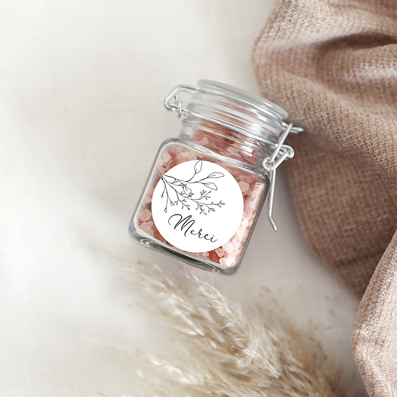 Stickers mariage Merci Plantes Après 3