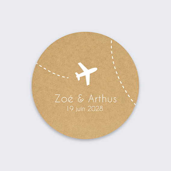 Sticker Mariage Ensemble en Vadrouille