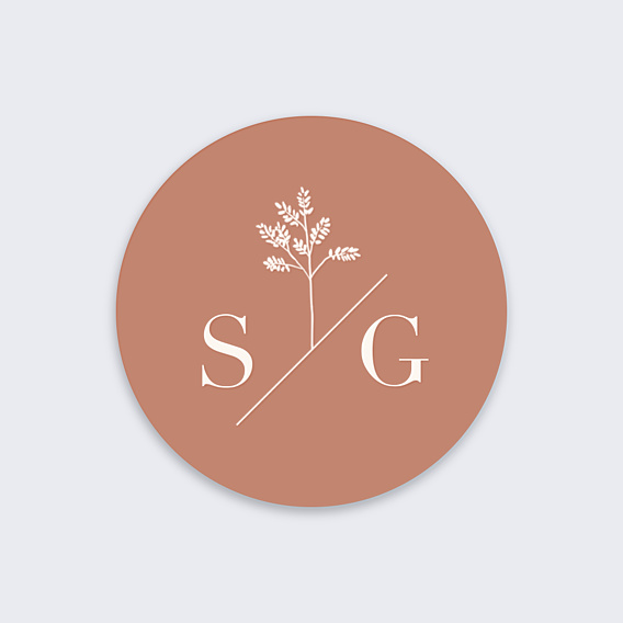Sticker Mariage Botanica
