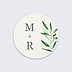  Sticker mariage Arche et Oliviers