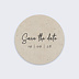  Sticker mariage Esprit Chiné Recto