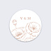  Sticker mariage Coquelicot Recto
