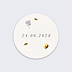  Sticker mariage Fleurs Pressées
