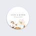  Sticker mariage Jardin Sauvage Simple Recto