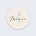  Sticker mariage Merci Fleurs