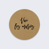  Sticker mariage Modern Kraft Recto