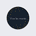  Sticker mariage Poussière d'Étoiles Recto