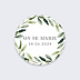  Sticker mariage Végétal Classique