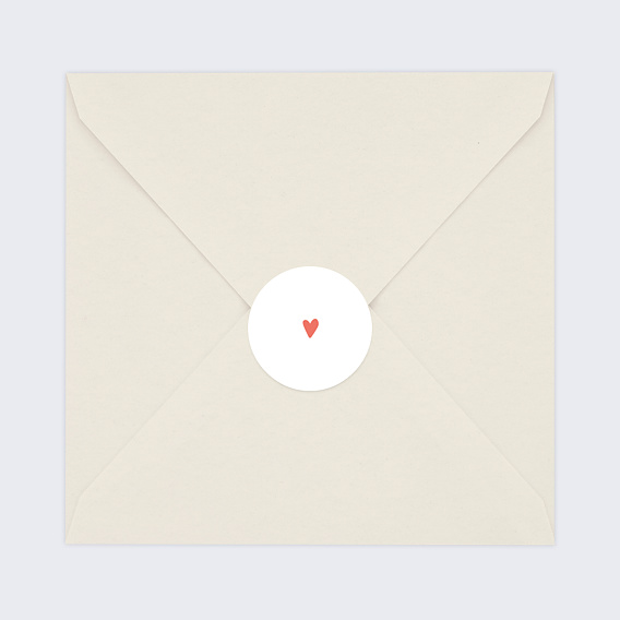 Sticker Mariage Petit Coeur