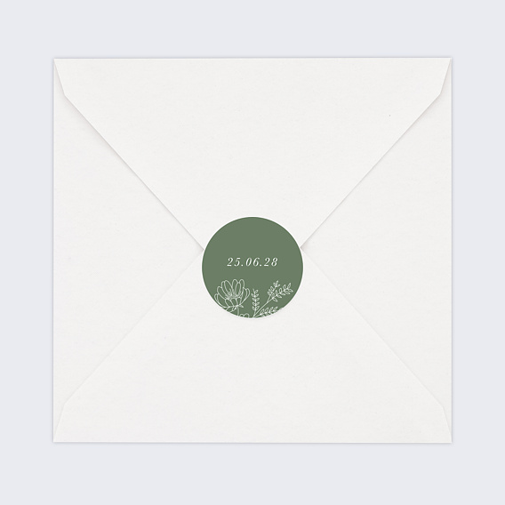 Sticker Mariage Jardin d'Hiver