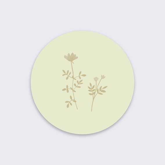 Sticker Mariage Amande Douce