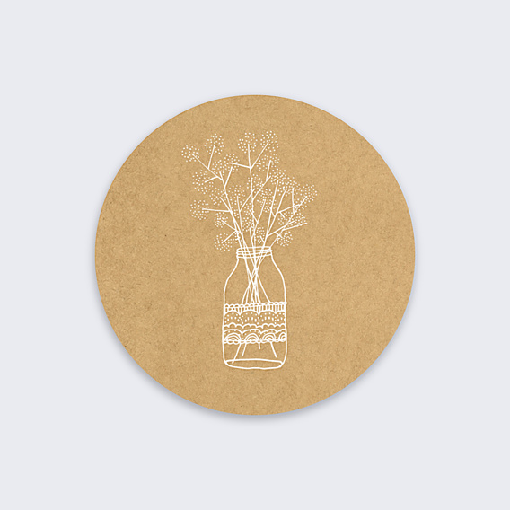 Sticker Mariage Fleurs des Champs