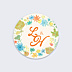 Sticker Mariage Aquarelle