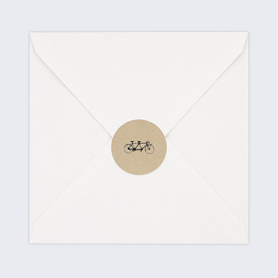 Sticker Mariage Vintage Ludique