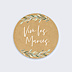 Sticker Mariage Lauriers