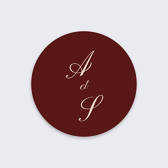 Sticker Mariage Amour passionnel