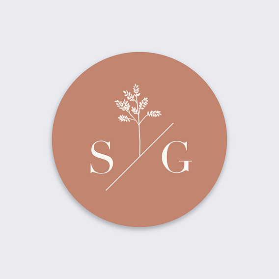 Sticker Mariage Botanica
