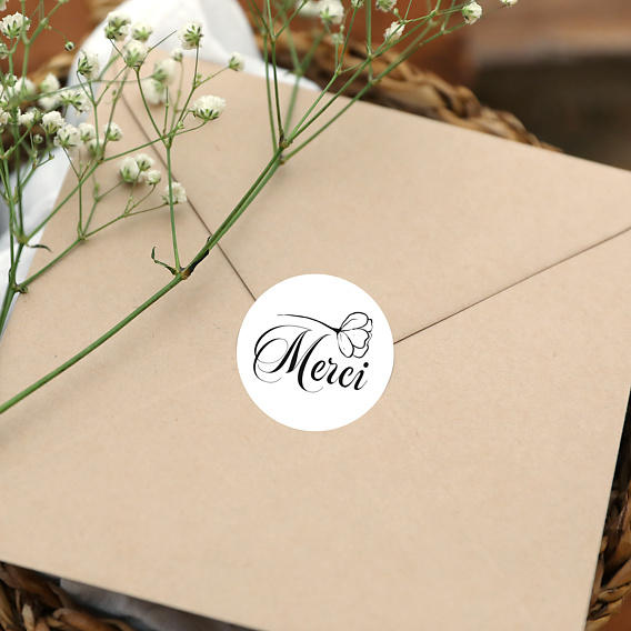  Stickers mariage Merci Coquelicot Après 4