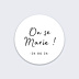 Sticker Mariage Charme Classique