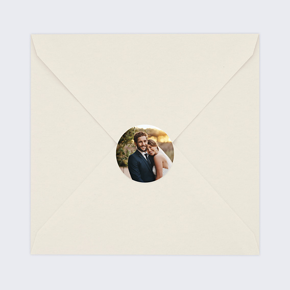 Sticker Mariage Votre Photo