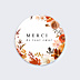 Sticker Mariage Bouquet parfumé