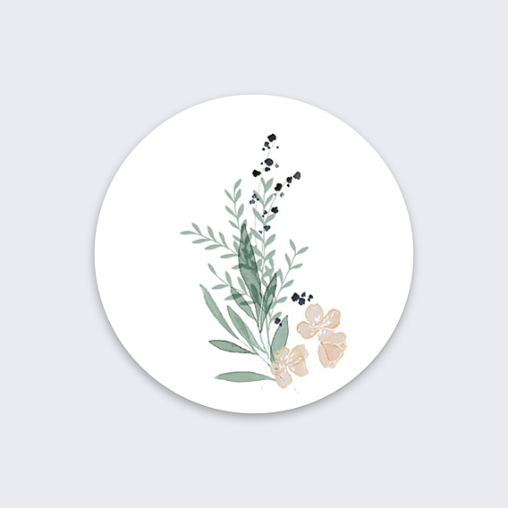 Sticker Mariage Couronne de Laurier