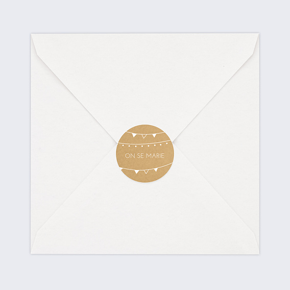 Sticker Mariage Bucolique