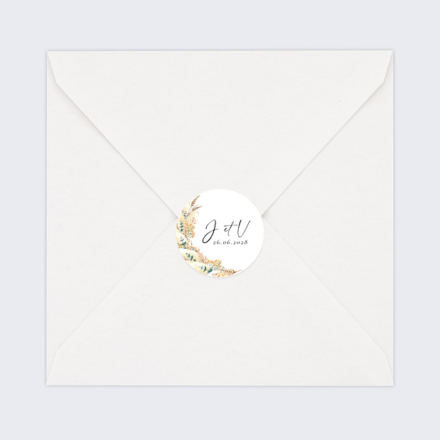 Sticker Mariage Bohemia