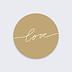 Stickers mariage Love Recto