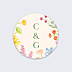Sticker Mariage Jardin