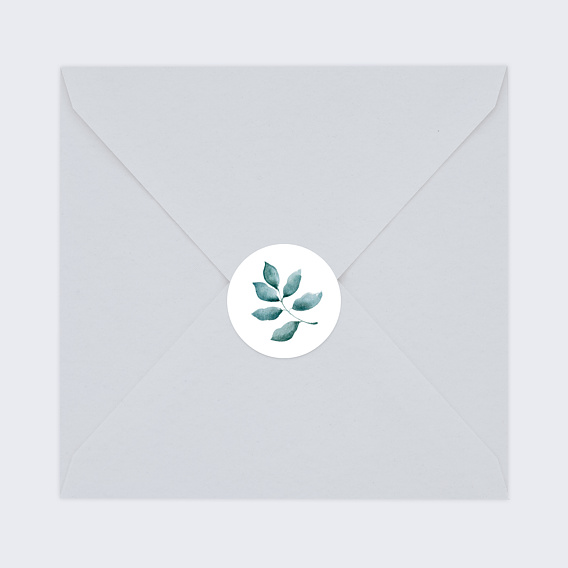 Sticker Mariage Botanique