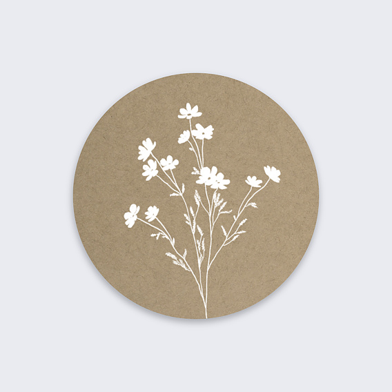 Sticker Mariage Bouquet Champêtre