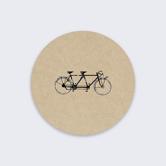 Sticker Mariage Vintage Ludique