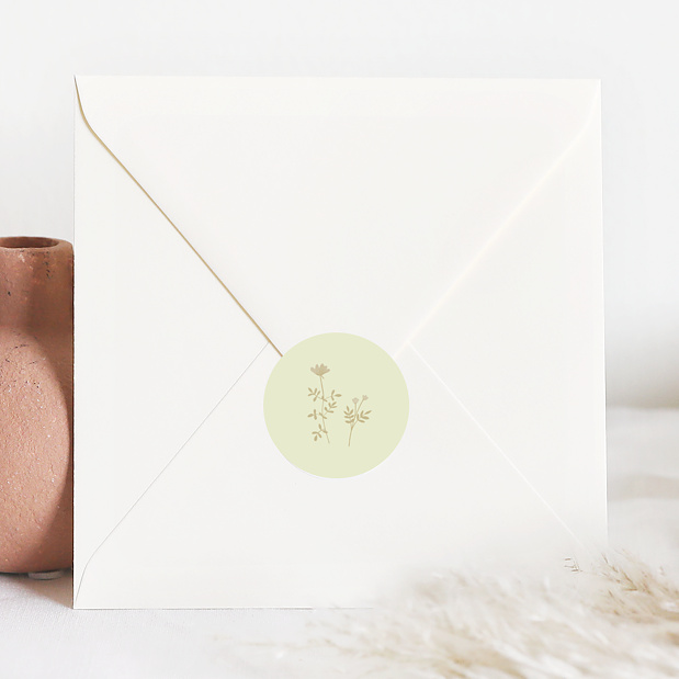 Sticker Mariage Amande Douce
