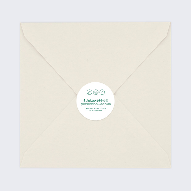 Sticker Mariage 100% Personnalisable